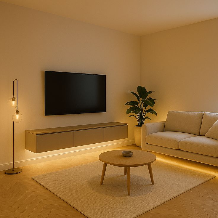 led lighting for compact living rooms